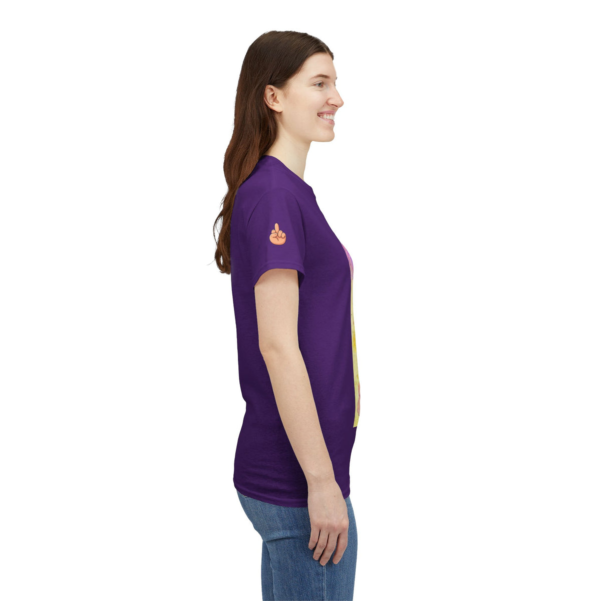 Born to be a baby girl, forced to be big dog-  Colorful Surf Graphic T-shirt