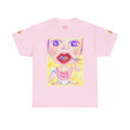 Born to be a baby girl, forced to be big dog-  Colorful Surf Graphic T-shirt